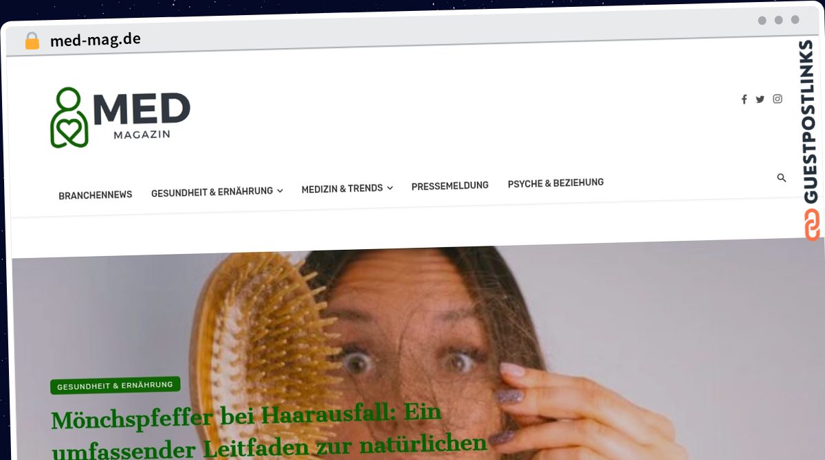 Publish Guest Post on med-mag.de