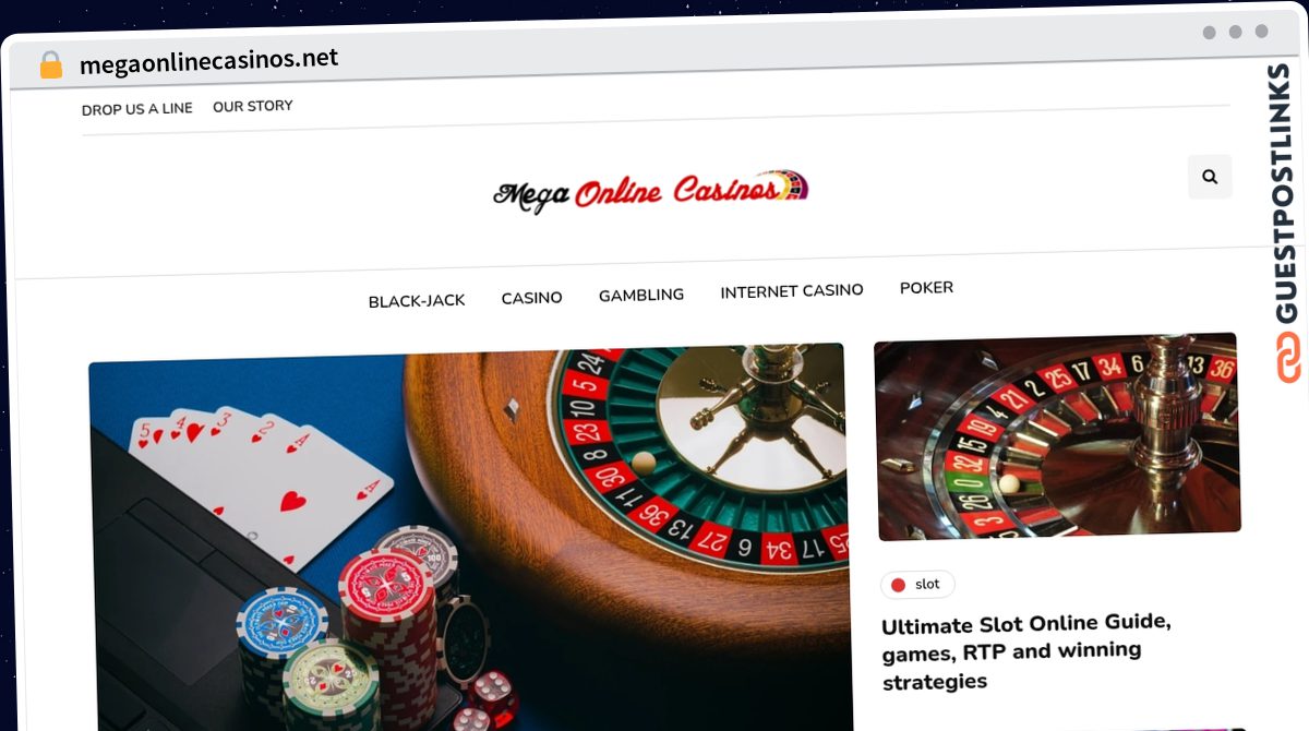 Publish Guest Post on megaonlinecasinos.net