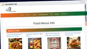 Publish Guest Post on menusalert.org