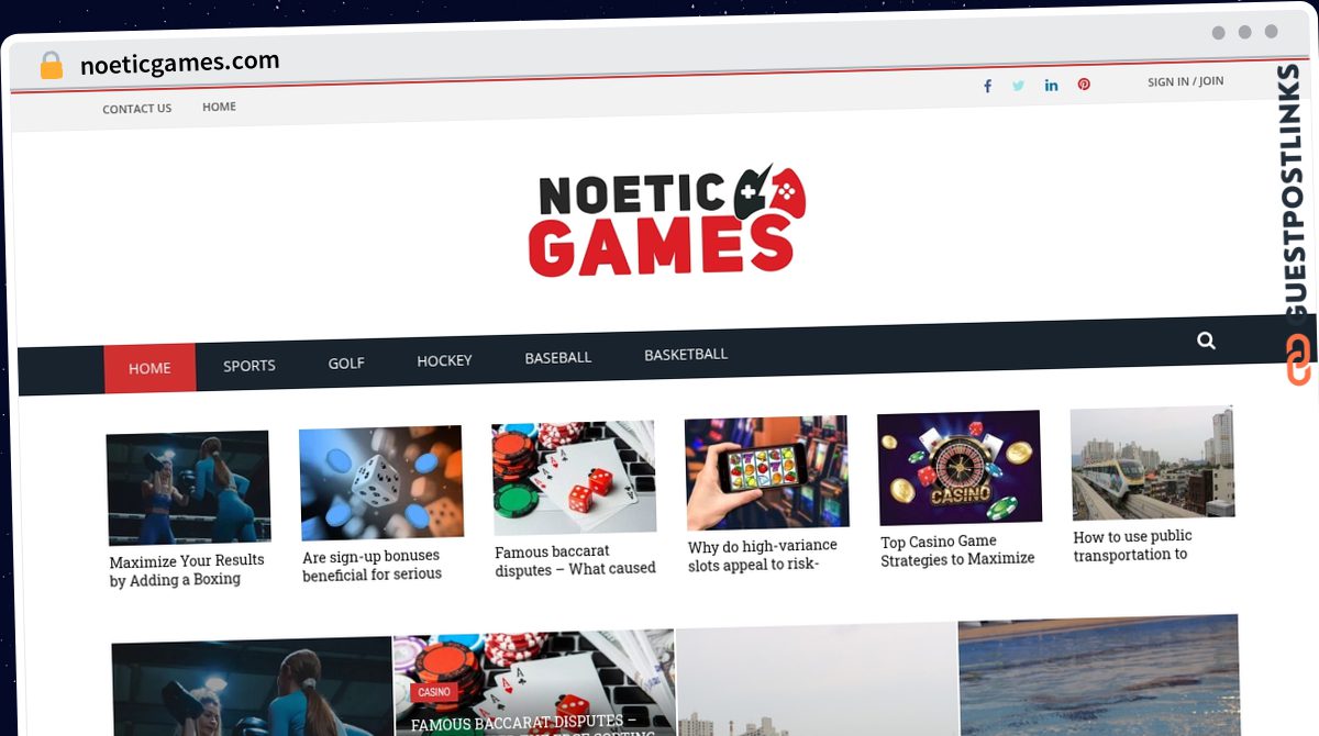 Publish Guest Post on noeticgames.com