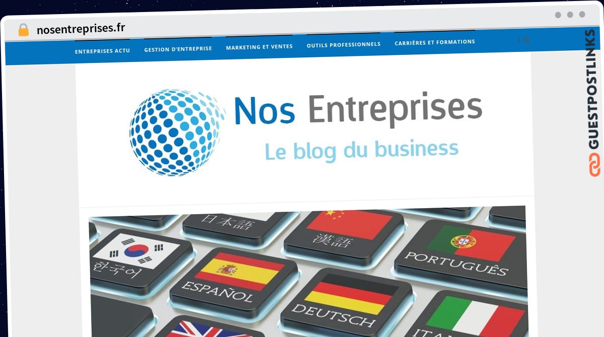 Publish Guest Post on nosentreprises.fr