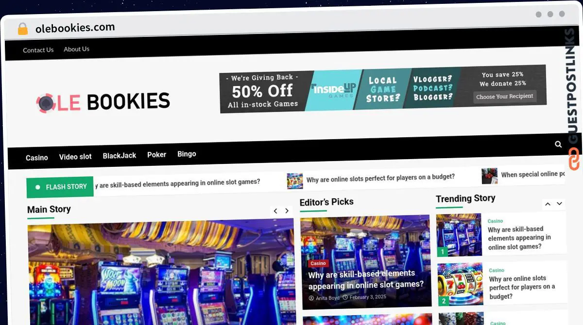 Publish Guest Post on olebookies.com