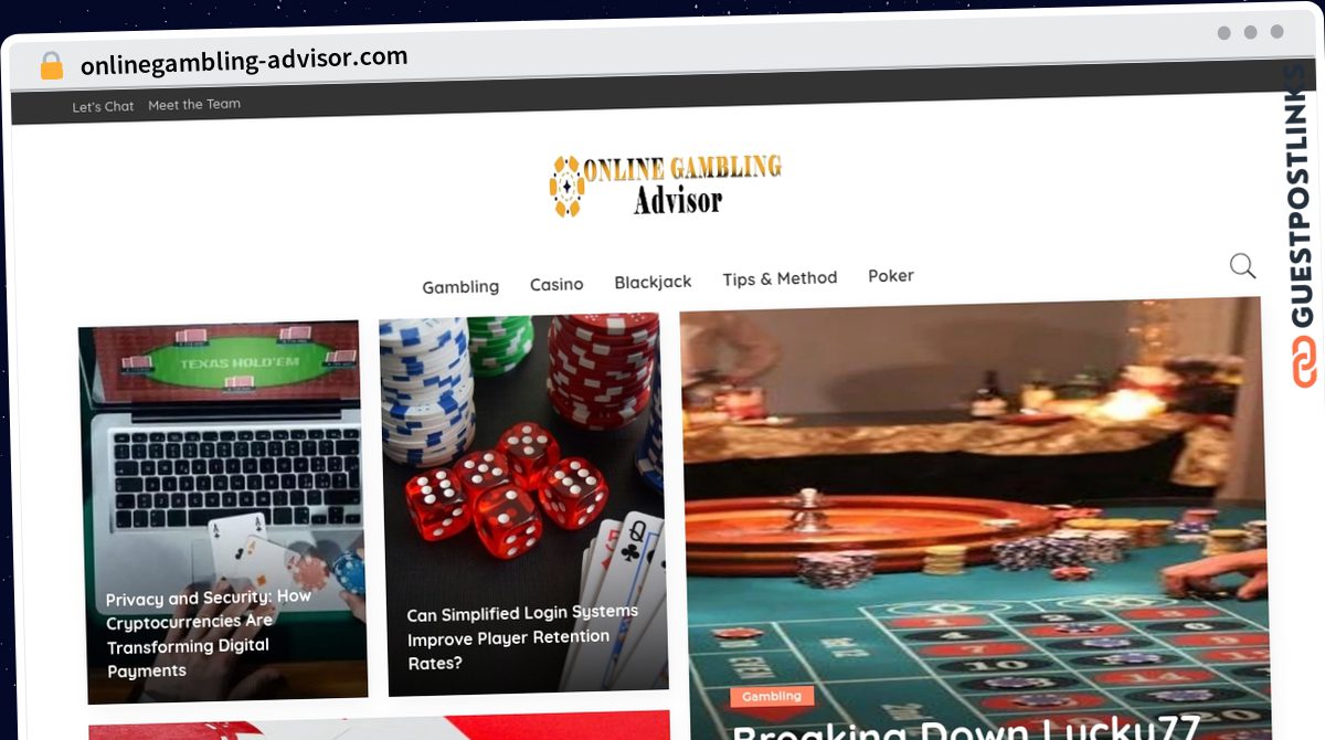 Publish Guest Post on onlinegambling-advisor.com