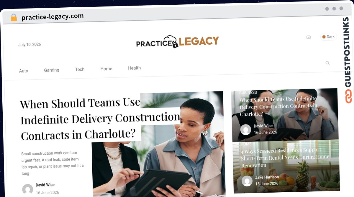 Publish Guest Post on practice-legacy.com