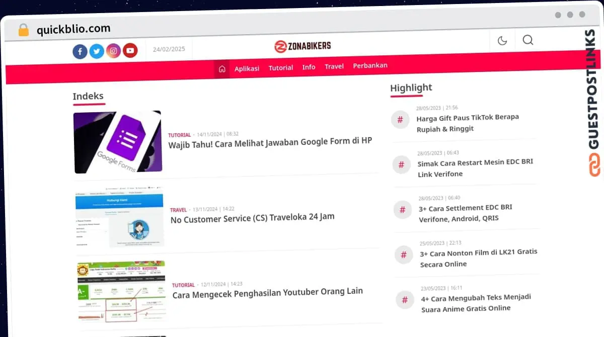 Publish Guest Post on quickblio.com