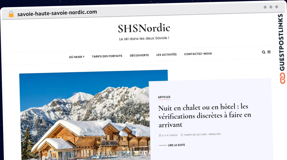Publish Guest Post on savoie-haute-savoie-nordic.com