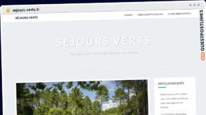Publish Guest Post on sejours-verts.fr