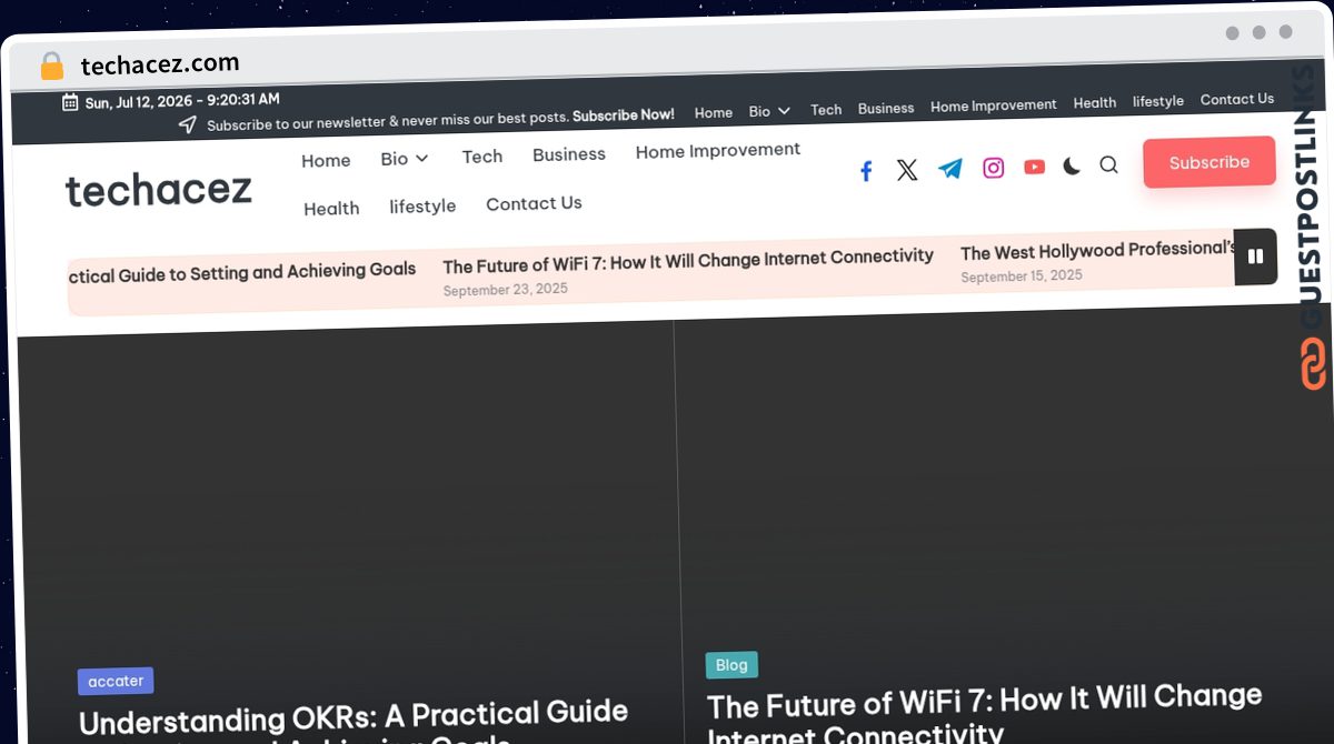 Publish Guest Post on techacez.com