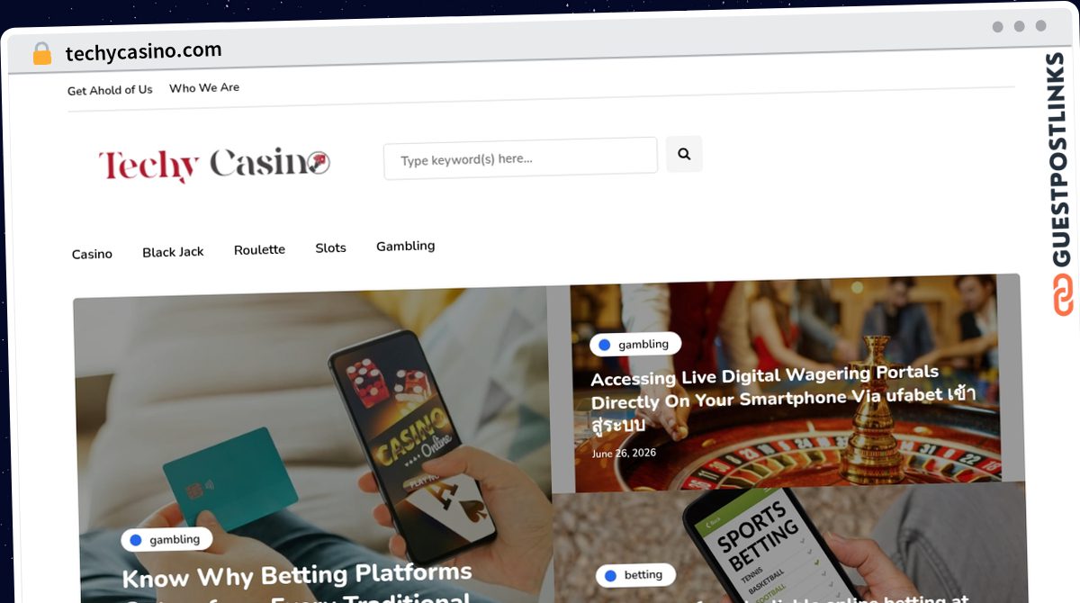 Publish Guest Post on techycasino.com