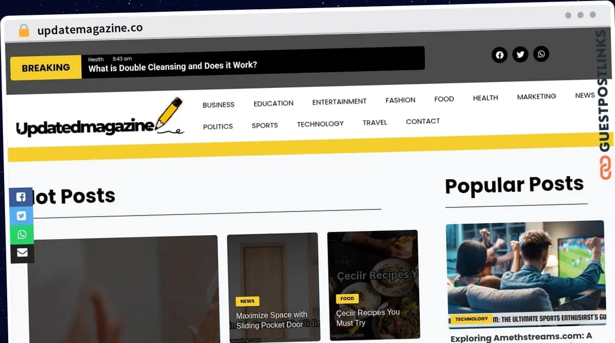 Publish Guest Post on updatemagazine.co