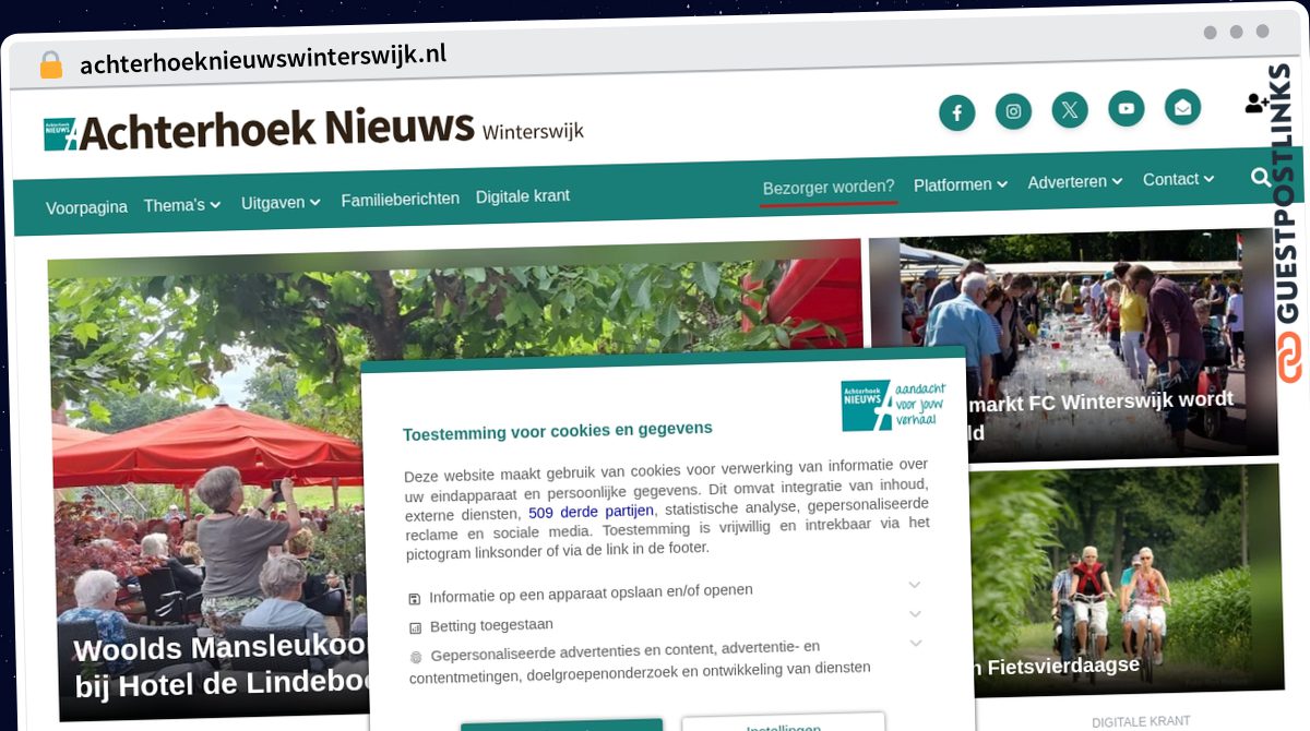 Publish Guest Post on achterhoeknieuwswinterswijk.nl