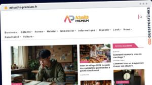 Publish Guest Post on actualite-premium.fr