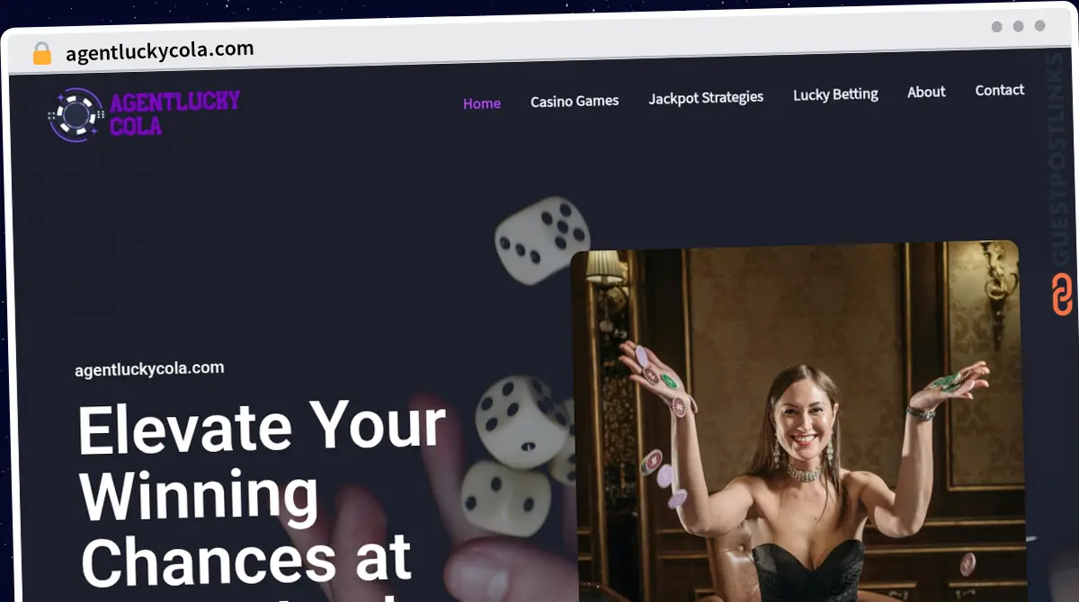 Publish Guest Post on agentluckycola.com