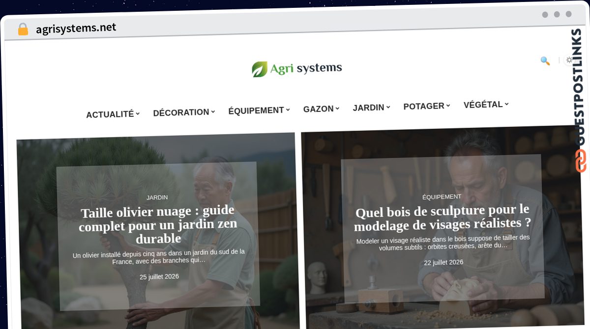Publish Guest Post on agrisystems.net