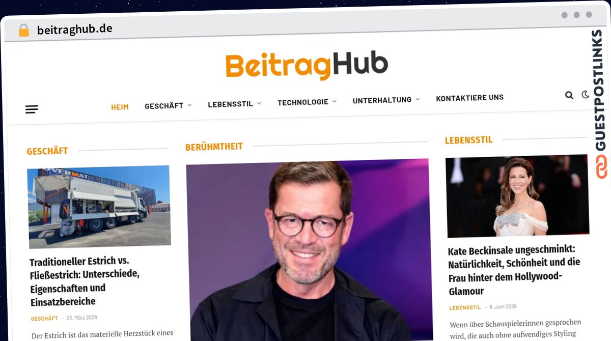Publish Guest Post on beitraghub.de