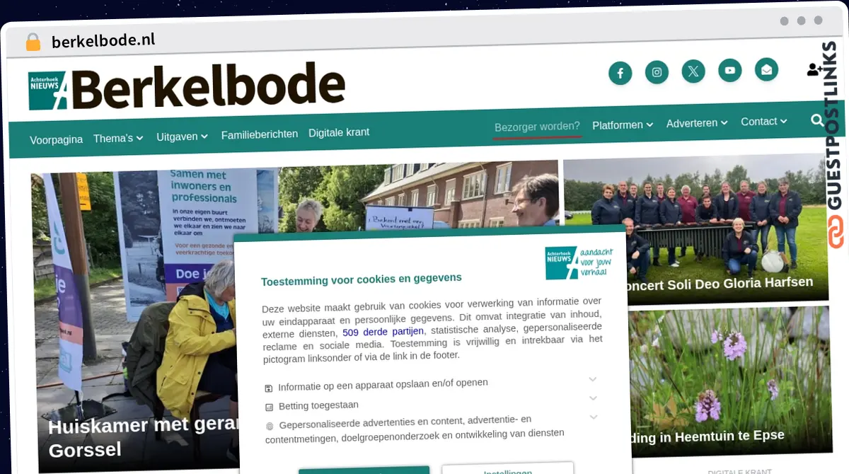 Publish Guest Post on berkelbode.nl