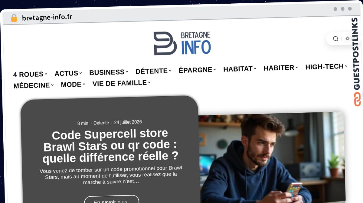 Publish Guest Post on bretagne-info.fr