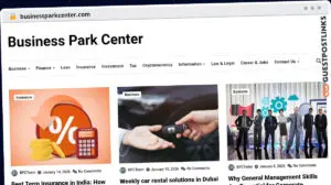 Publish Guest Post on businessparkcenter.com