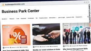 Publish Guest Post on businessparkcenter.com