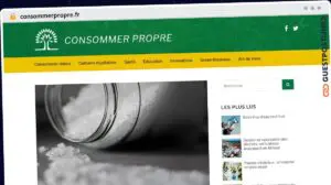 Publish Guest Post on consommerpropre.fr