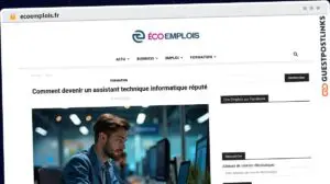 Publish Guest Post on ecoemplois.fr