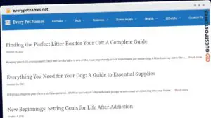 Publish Guest Post on everypetnames.net