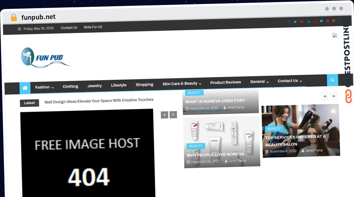 Publish Guest Post on funpub.net