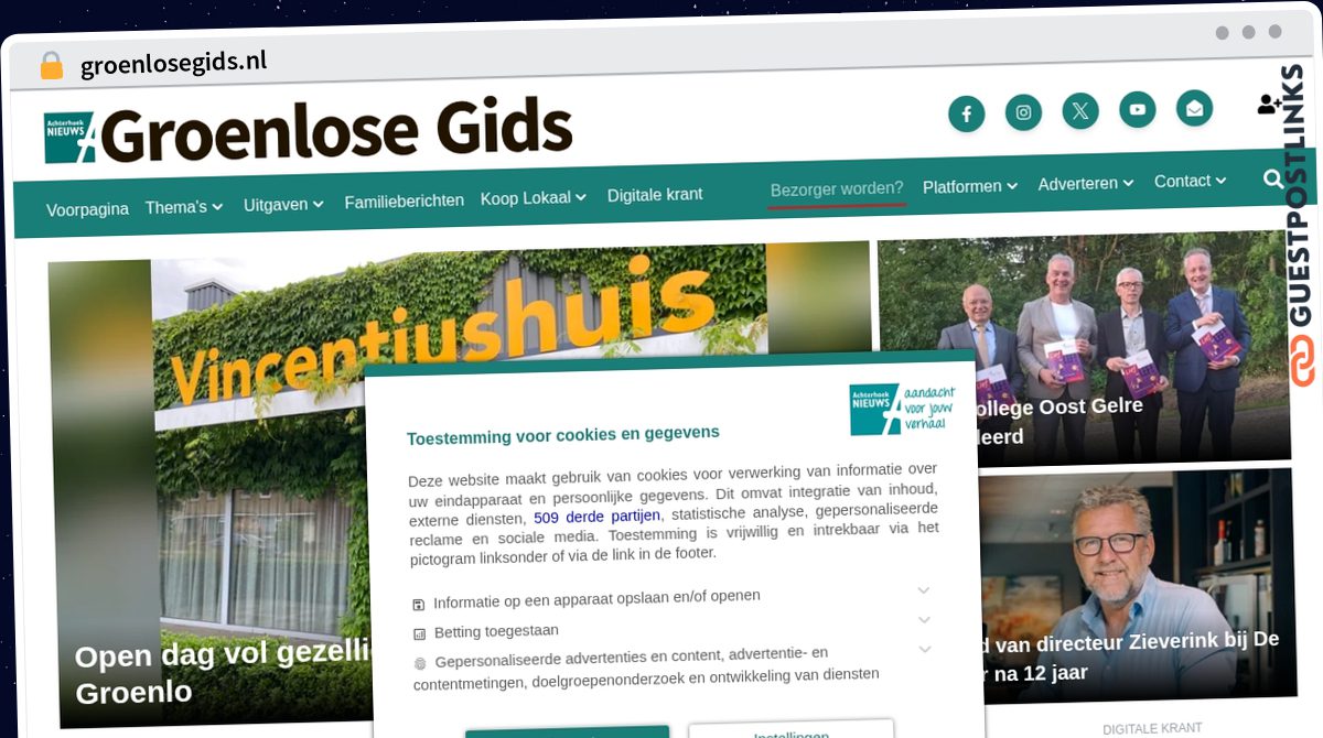 Publish Guest Post on groenlosegids.nl