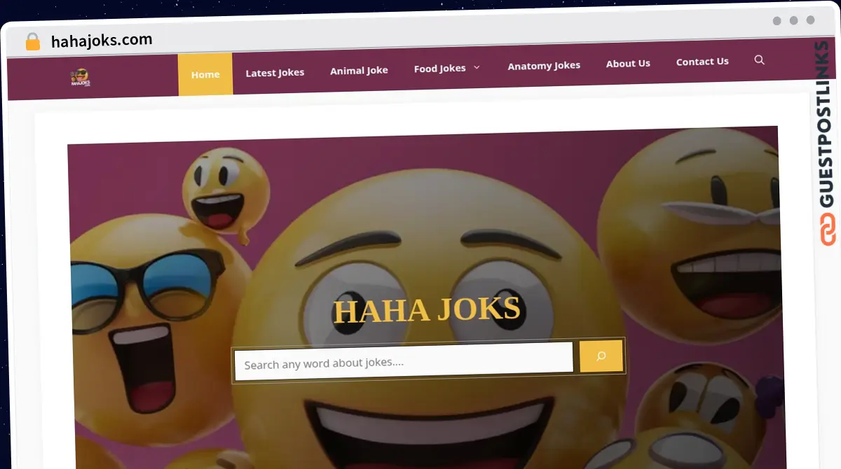 Publish Guest Post on hahajoks.com