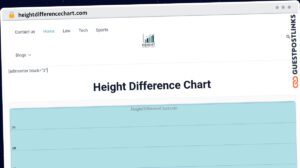 Publish Guest Post on heightdifferencechart.com