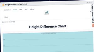 Publish Guest Post on heightdifferencechart.com