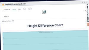 Publish Guest Post on heightdifferencechart.com