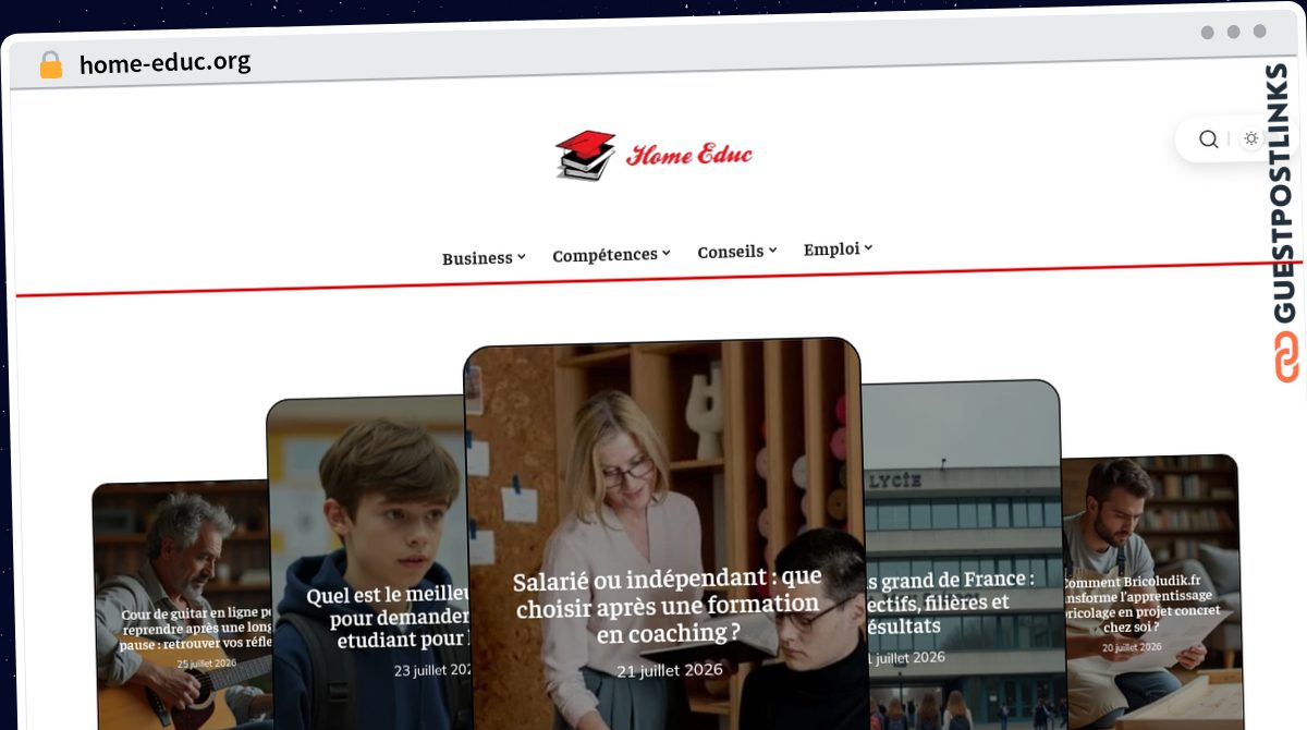 Publish Guest Post on home-educ.org