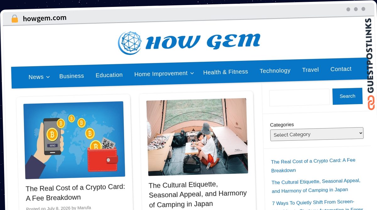 Publish Guest Post on howgem.com