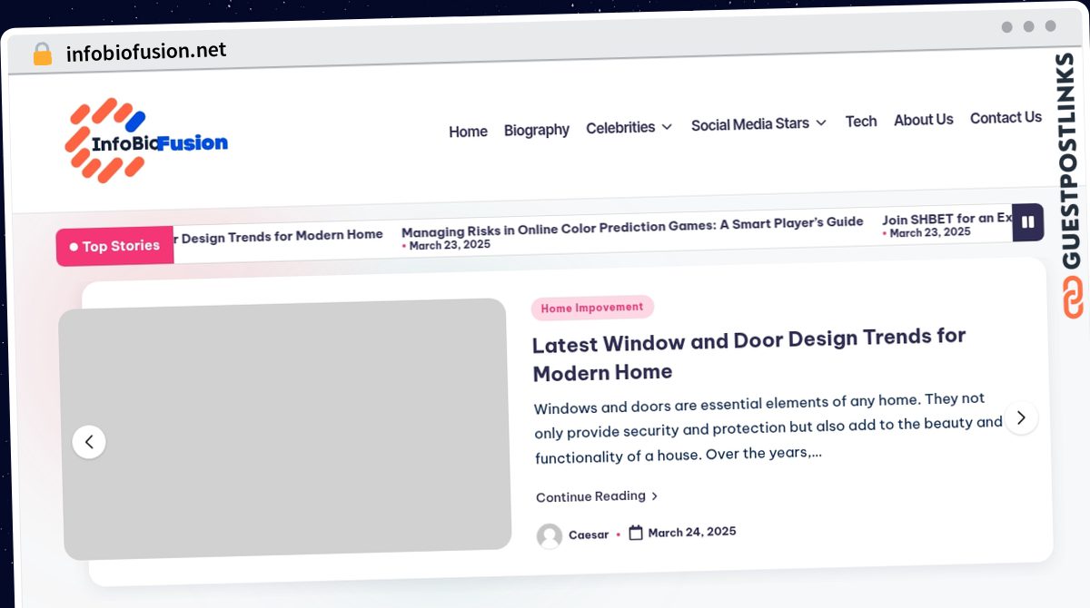 Publish Guest Post on infobiofusion.net