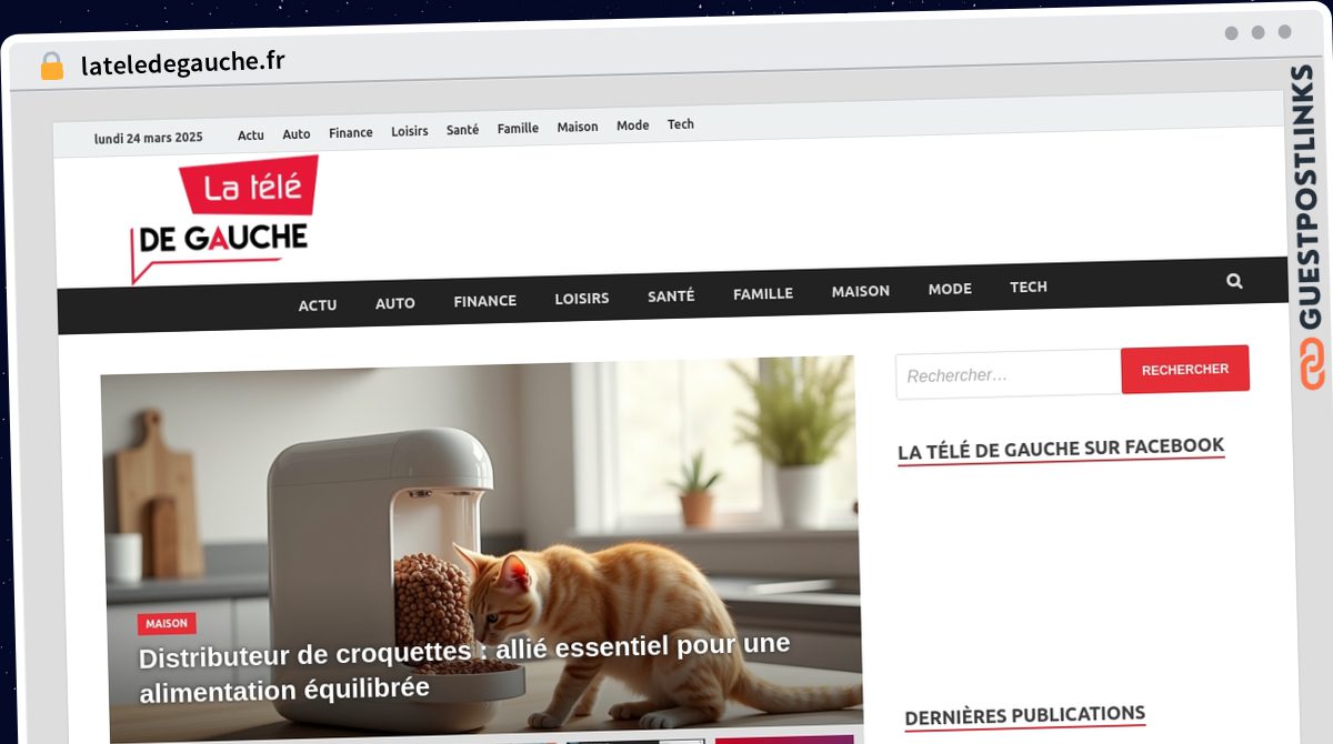 Publish Guest Post on lateledegauche.fr