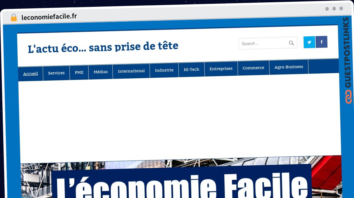 Publish Guest Post on leconomiefacile.fr