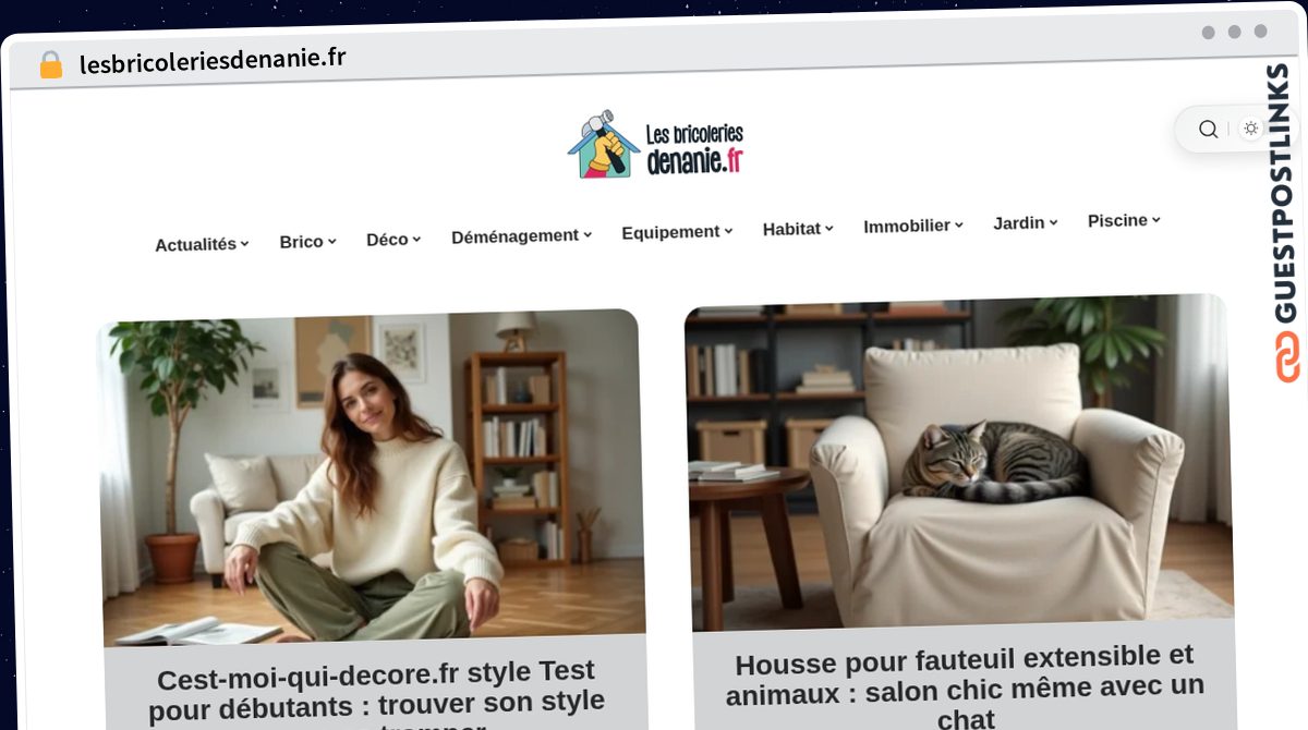 Publish Guest Post on lesbricoleriesdenanie.fr