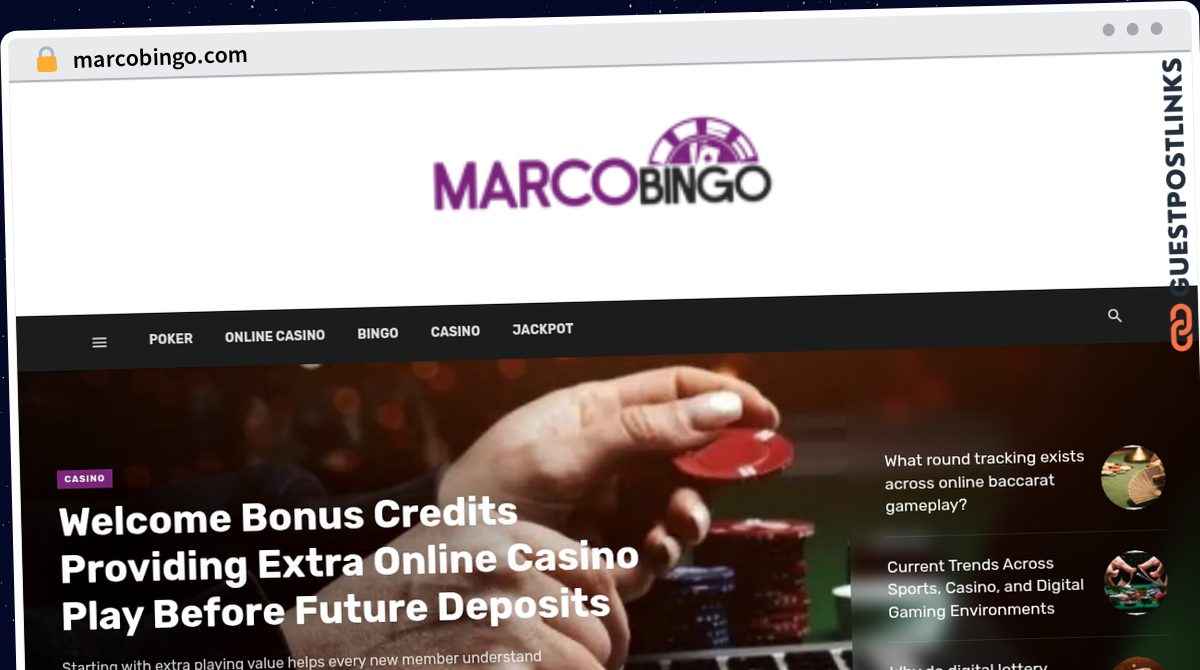 Publish Guest Post on marcobingo.com