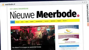 Publish Guest Post on meerbode.nl