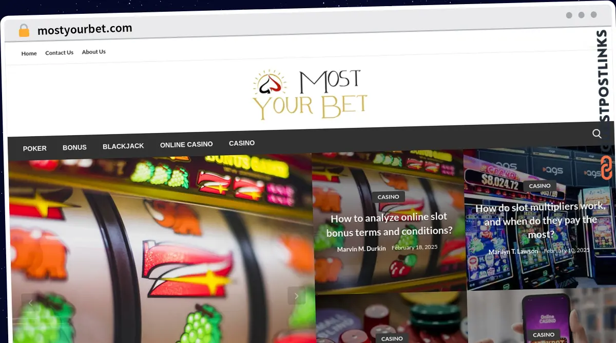 Publish Guest Post on mostyourbet.com