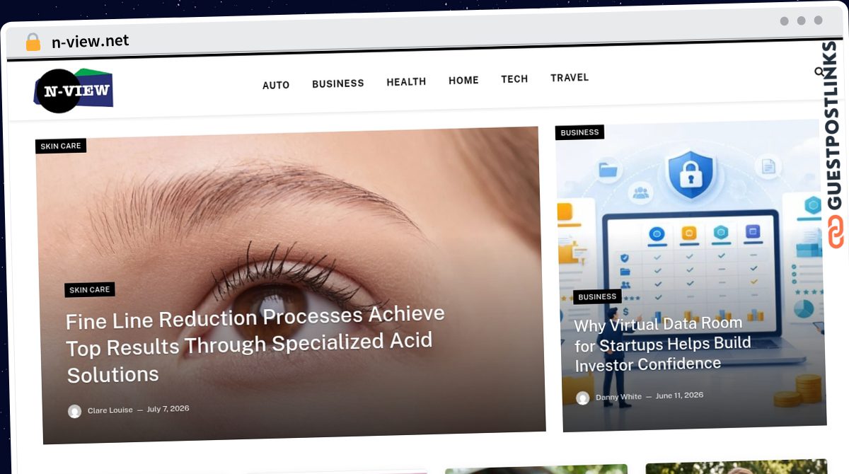 Publish Guest Post on n-view.net