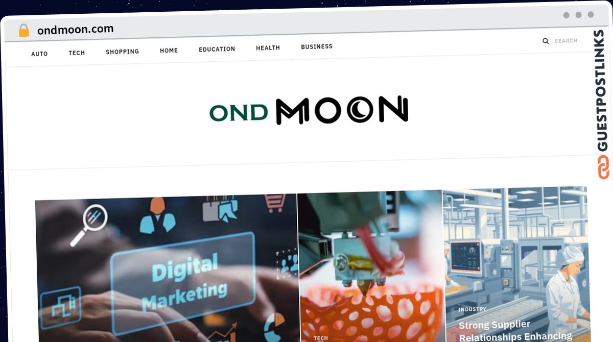 Publish Guest Post on ondmoon.com