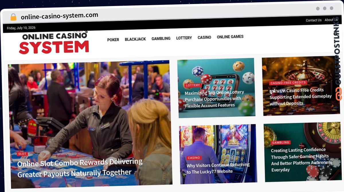 Publish Guest Post on online-casino-system.com