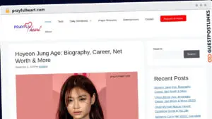 Publish Guest Post on prayfulheart.com