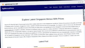 Publish Guest Post on sgmenusprice.net