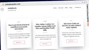 Publish Guest Post on sinfuldeedsbio.com