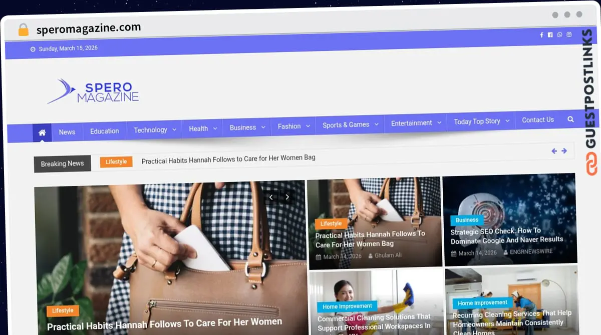 Publish Guest Post on speromagazine.com