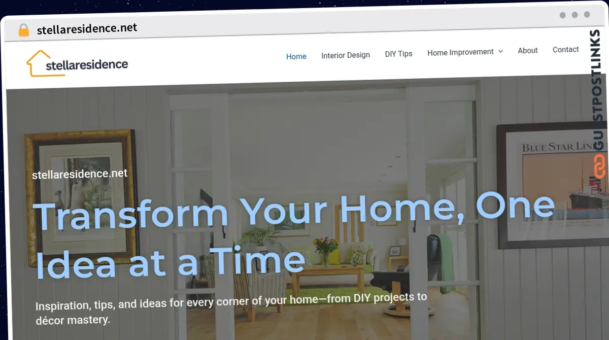 Publish Guest Post on stellaresidence.net