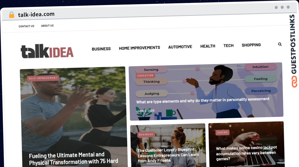 Publish Guest Post on talk-idea.com